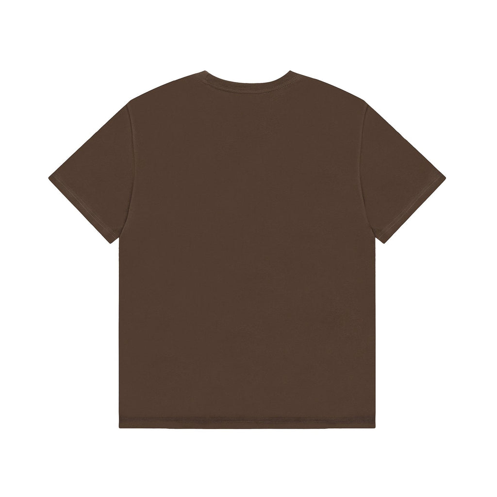Sp5der Brown Graphic T-Shirt — back