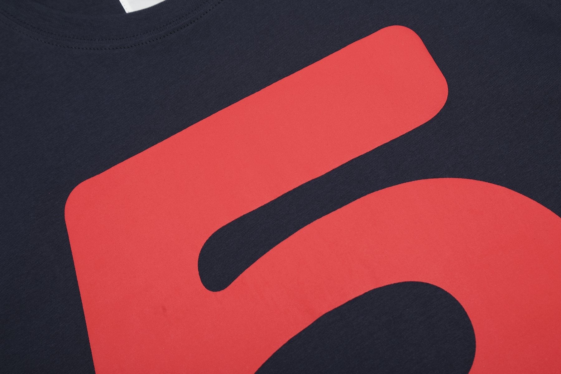 Sp5der Navy Number Graphic Short-Sleeve T-Shirt — detail