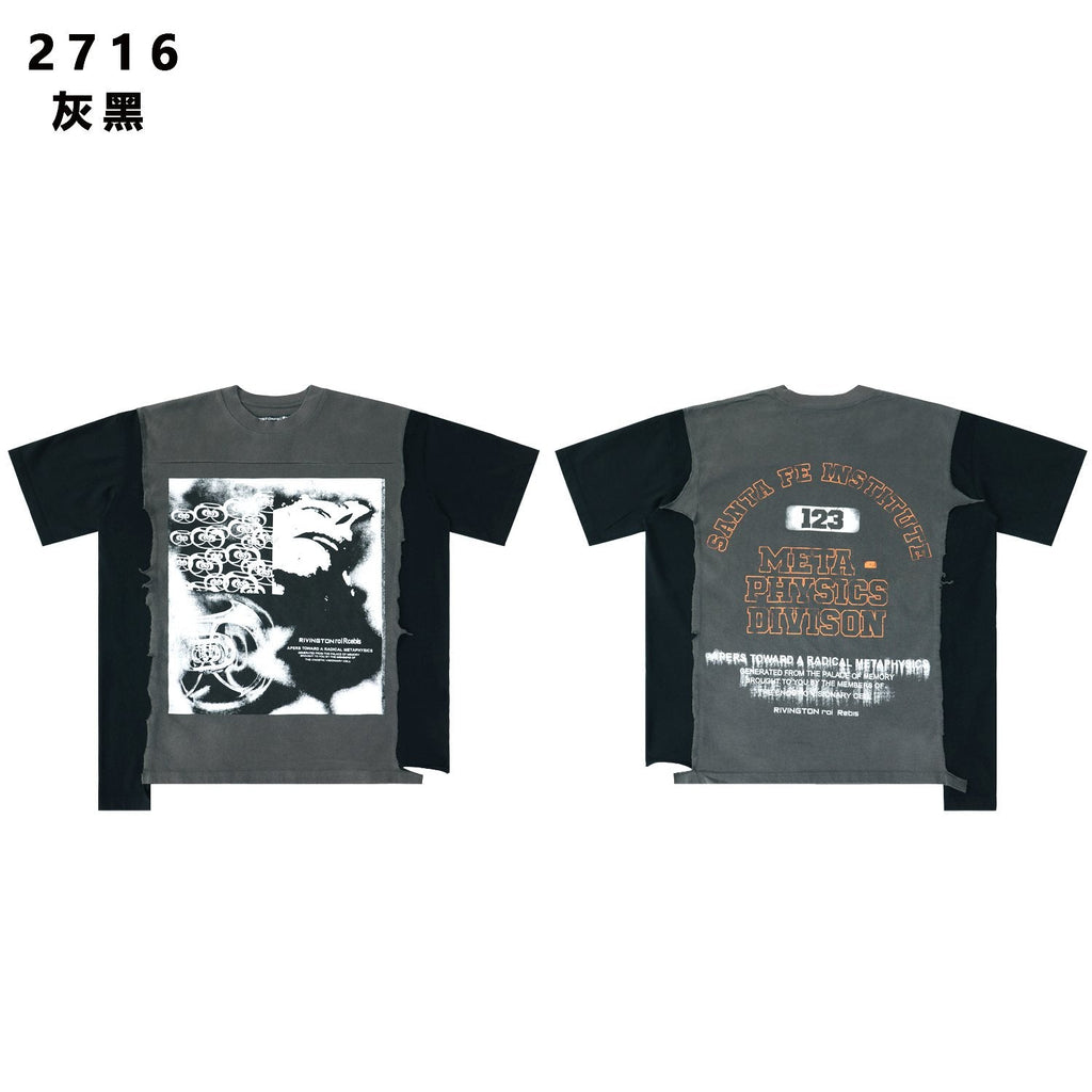 RRR123 CVA Colorblock Graphic T-Shirt — hero
