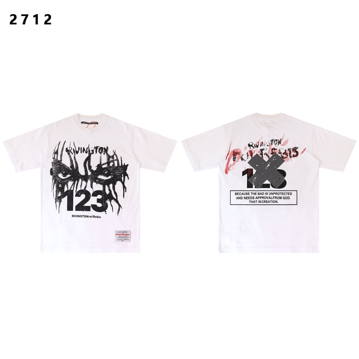 RRR123 CVA Graphic Short-Sleeve T-Shirt — front