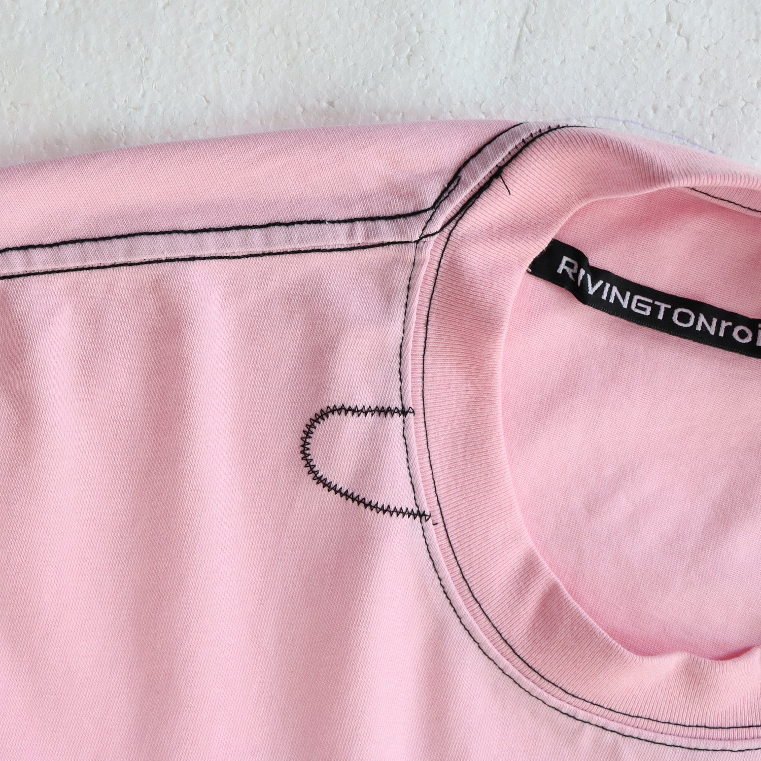 RRR123 CVA Washed Pink Graphic T-Shirt — neck_label