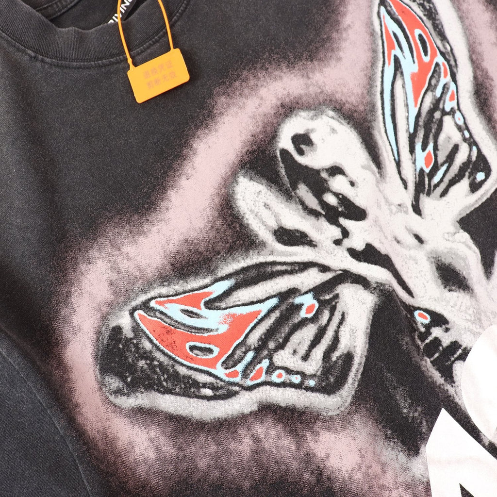RRR123 Butterfly Graphic Short-Sleeve T-Shirt — detail