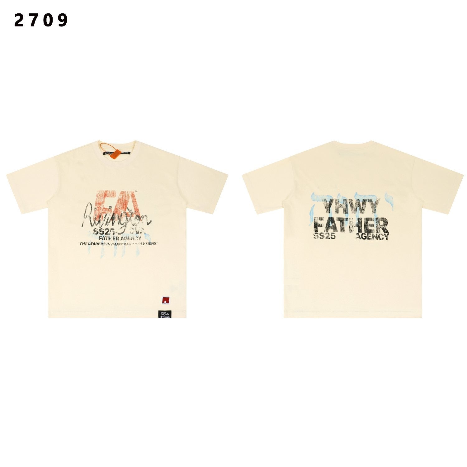 RRR123 Leaders Burnout Short-Sleeve Graphic T-Shirt — front