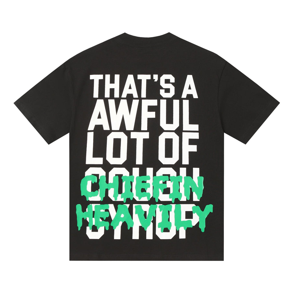 THAT'S A AWFUL LOT OF COUGH SYRUP Graphic Short-Sleeve T-Shirt — back