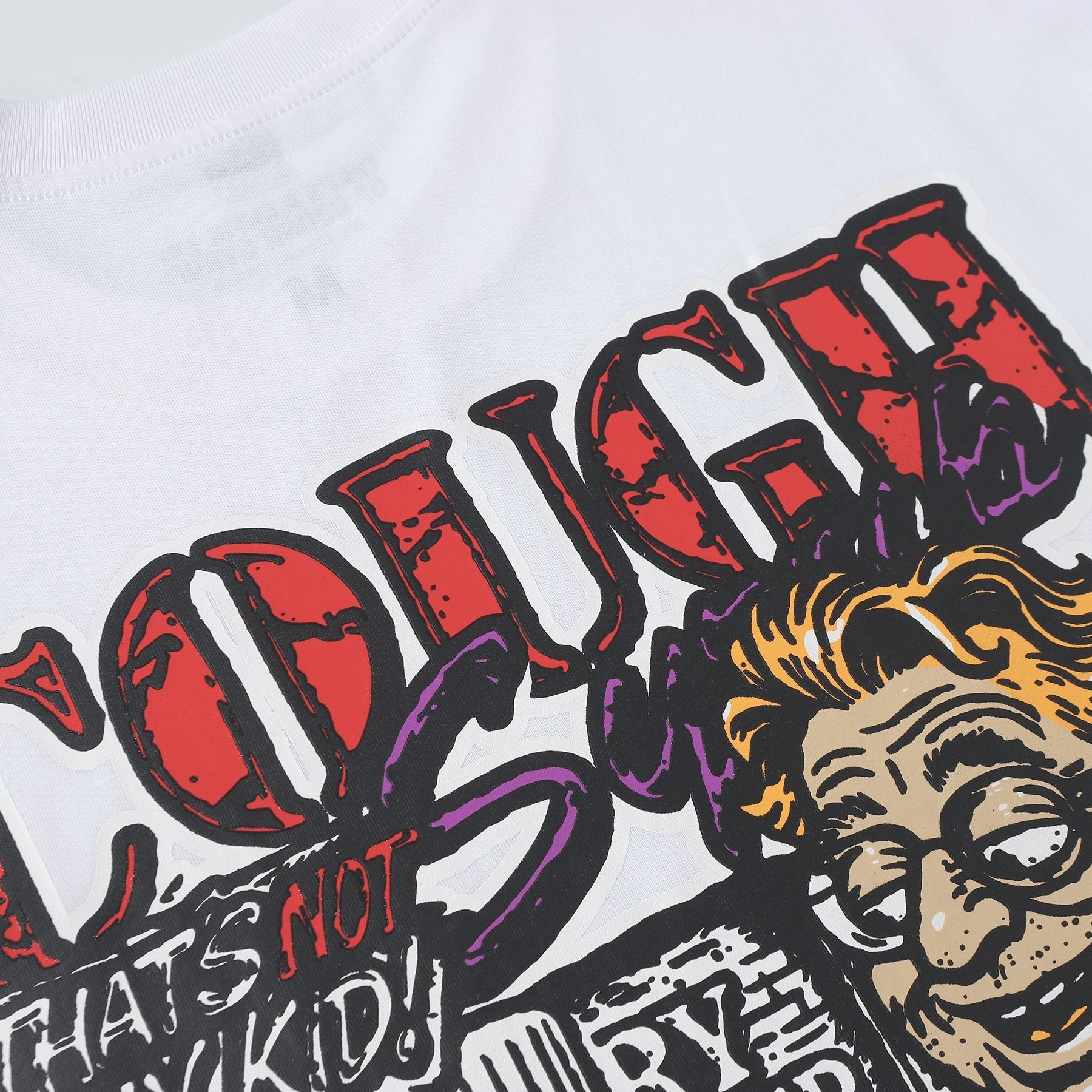 THAT'S A AWFUL LOT OF COUGH SYRUP Chest & Back Graphic T-Shirt — detail