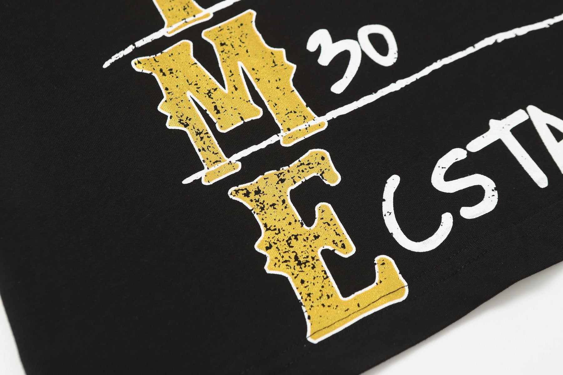 THAT'S A AWFUL LOT OF COUGH SYRUP Black Front & Back Graphic Short-Sleeve T-Shirt — detail
