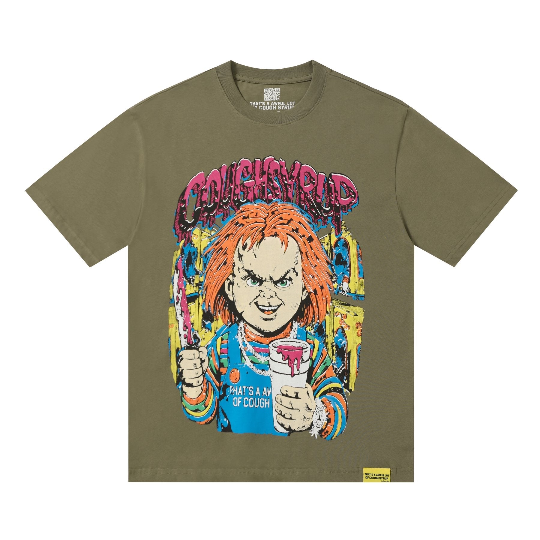THAT'S A AWFUL LOT OF COUGH SYRUP Front & Back Graphic T-Shirt — front