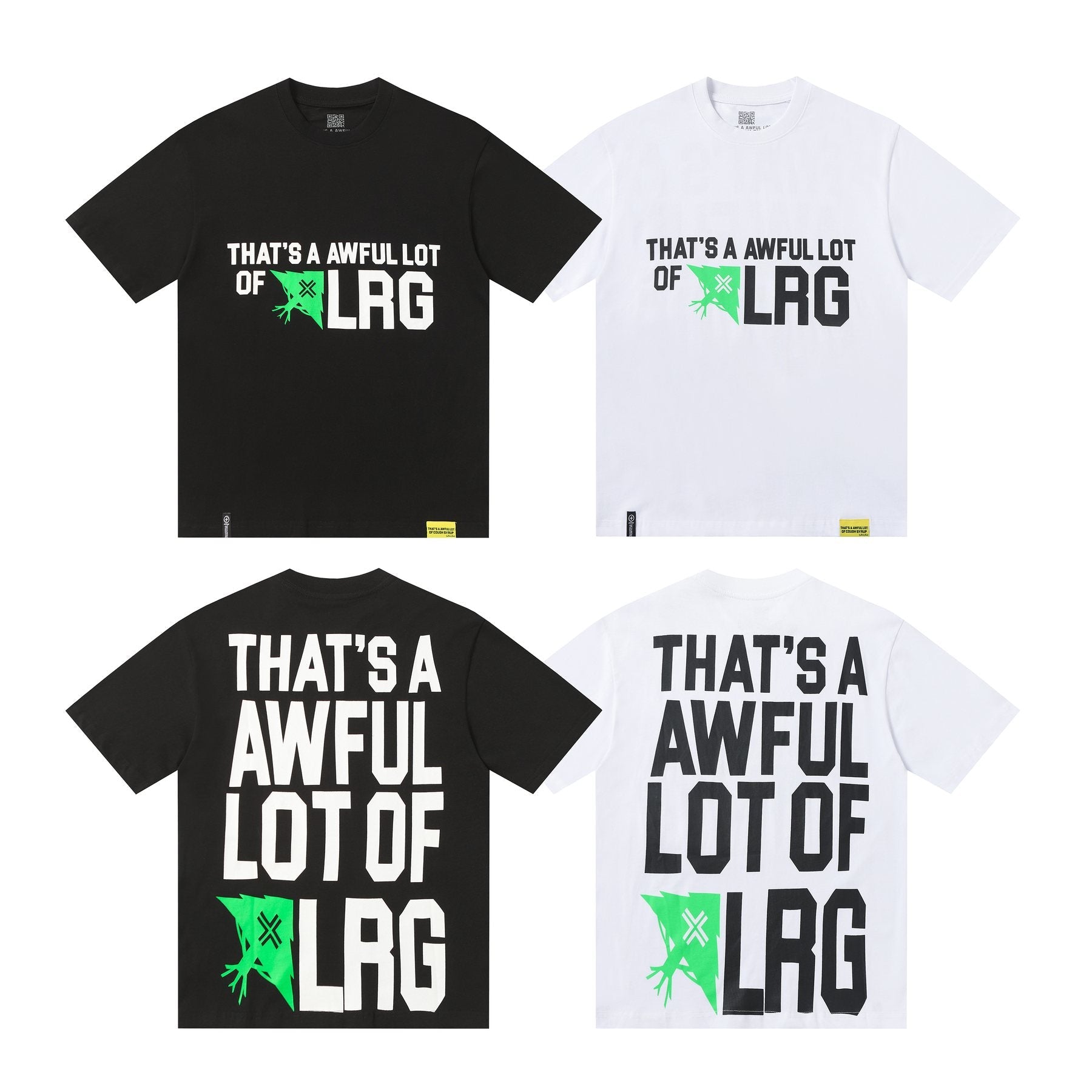 THAT'S A AWFUL LOT OF COUGH SYRUP Front & Back Graphic Short-Sleeve T-Shirt — comparison