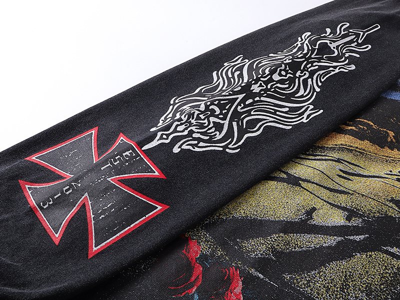 Godspeed Out of Many One Graphic Long-Sleeve T-Shirt — detail