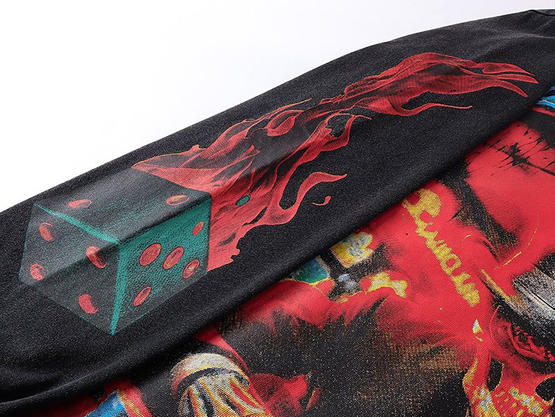 Godspeed E Pluribus Unum Washed Long-Sleeve T-Shirt — detail