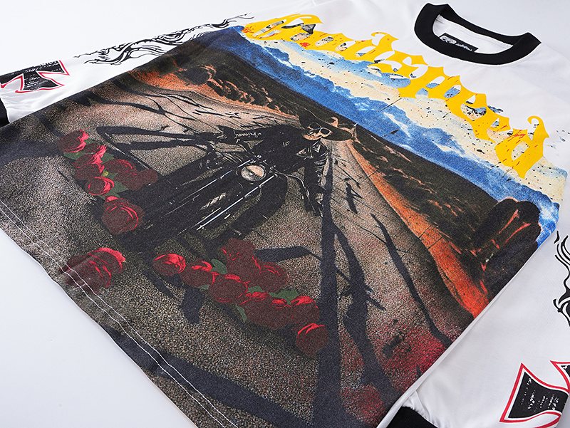 Godspeed Out of Many One Graphic Long-Sleeve T-Shirt — detail