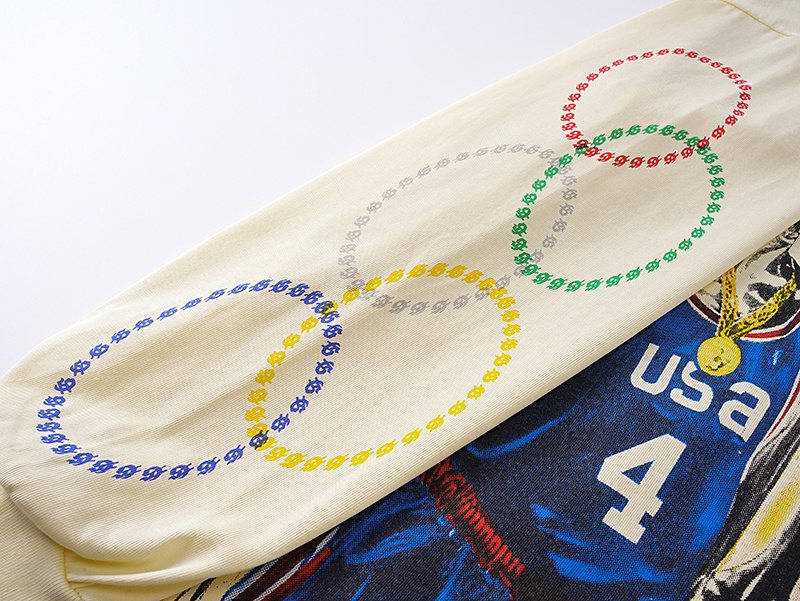 Godspeed Skeleton Basketball Long-Sleeve T-Shirt — detail