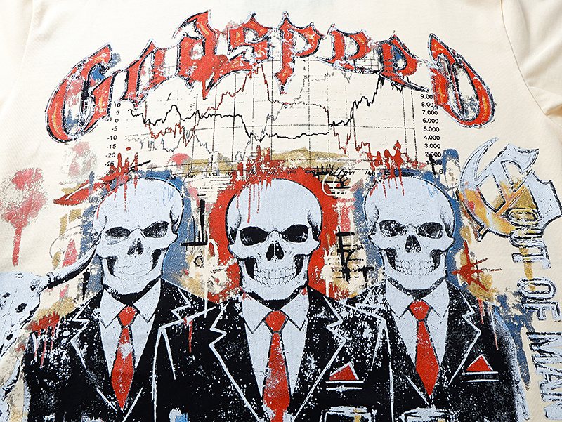 Godspeed Skull Graphic Short-Sleeve T-Shirt — detail