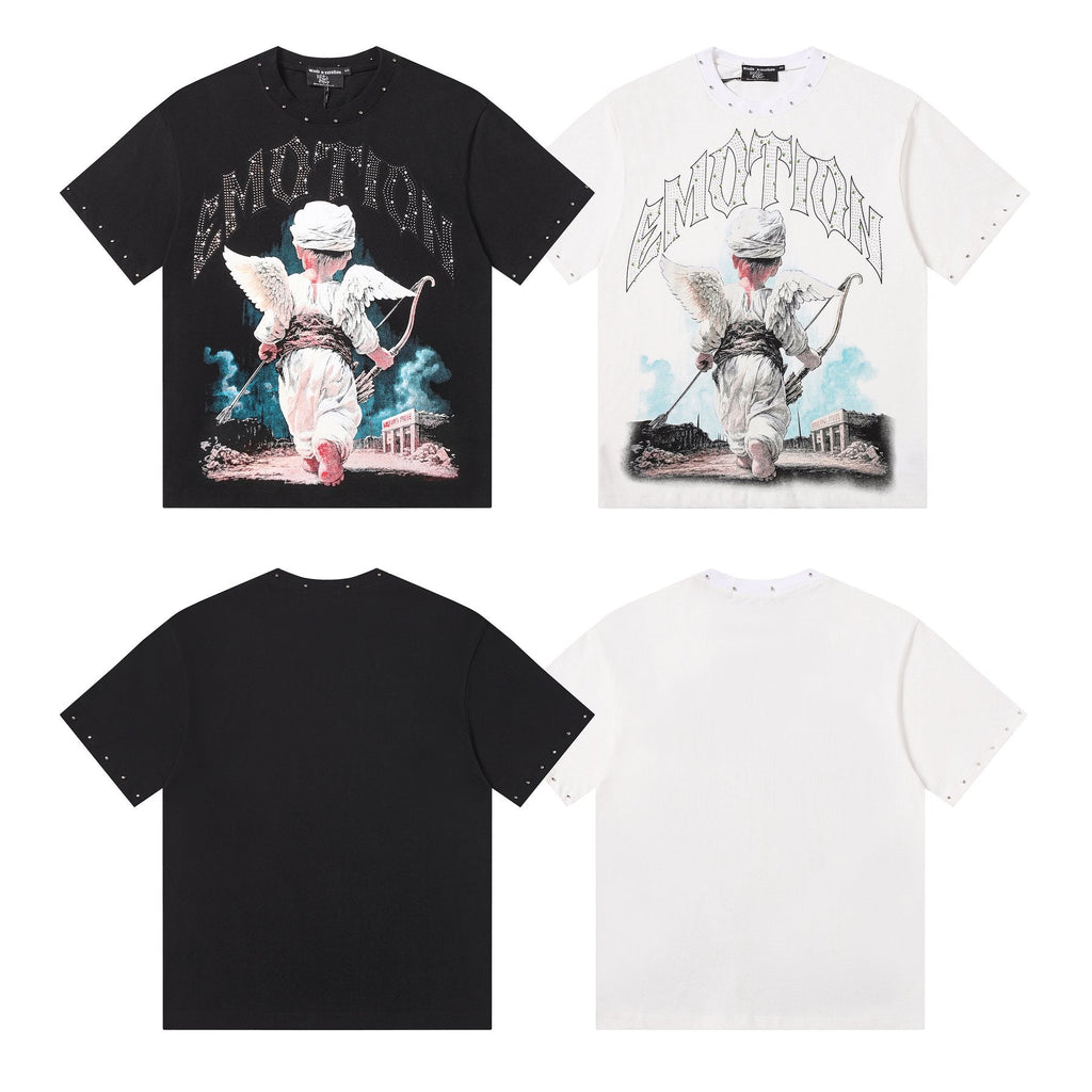MIXED EMOTION Angel Archer Graphic T-Shirt — comparison