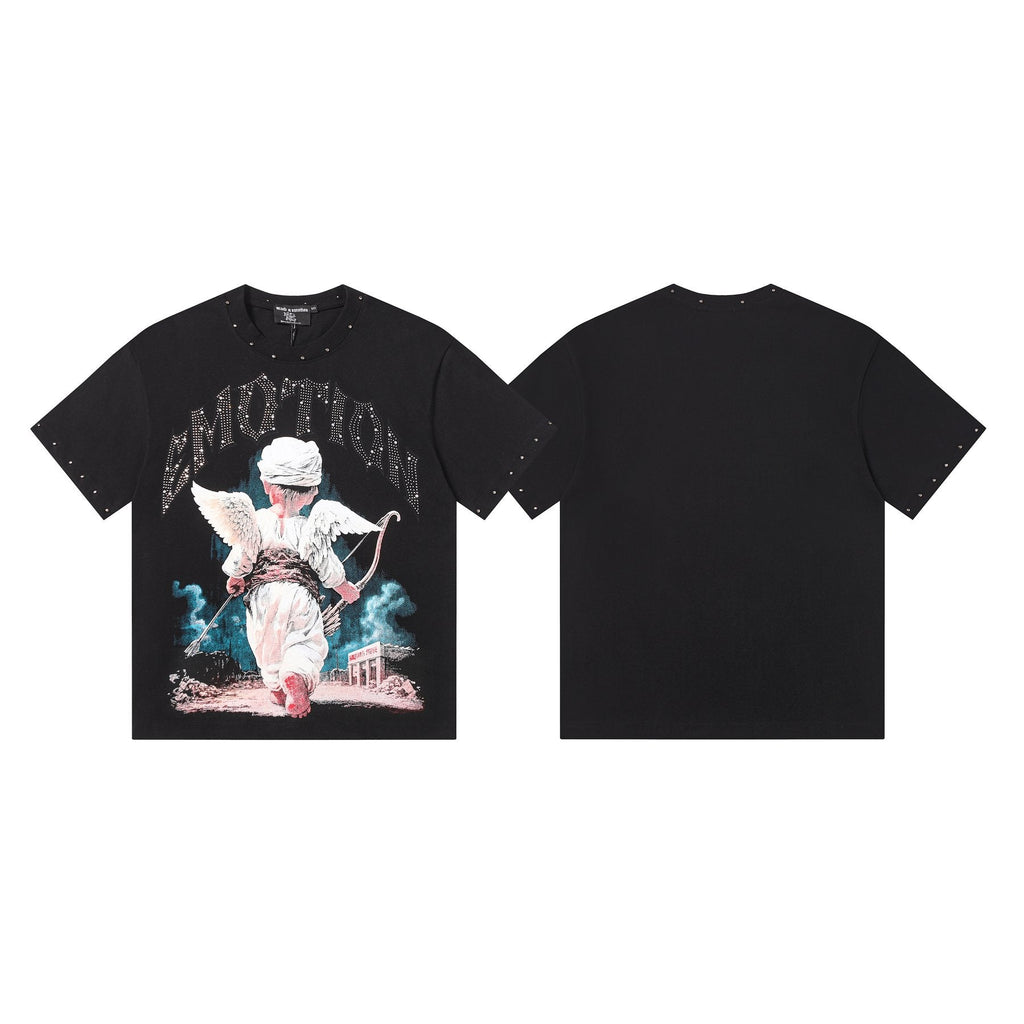 MIXED EMOTION Angel Archer Graphic T-Shirt — front