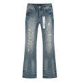 Purple Brand Distressed Flared Jeans — hero
