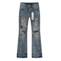 Purple Brand Distressed Flare Jeans — hero