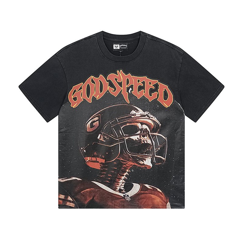 Godspeed Helmet & Oversized G Graphic T-Shirt — hero