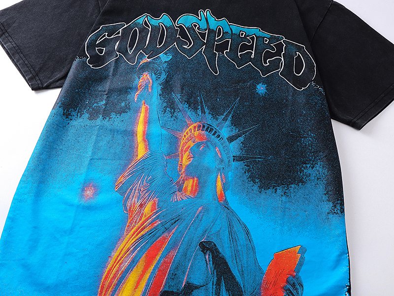 Godspeed Statue Graphic Washed T-Shirt — detail