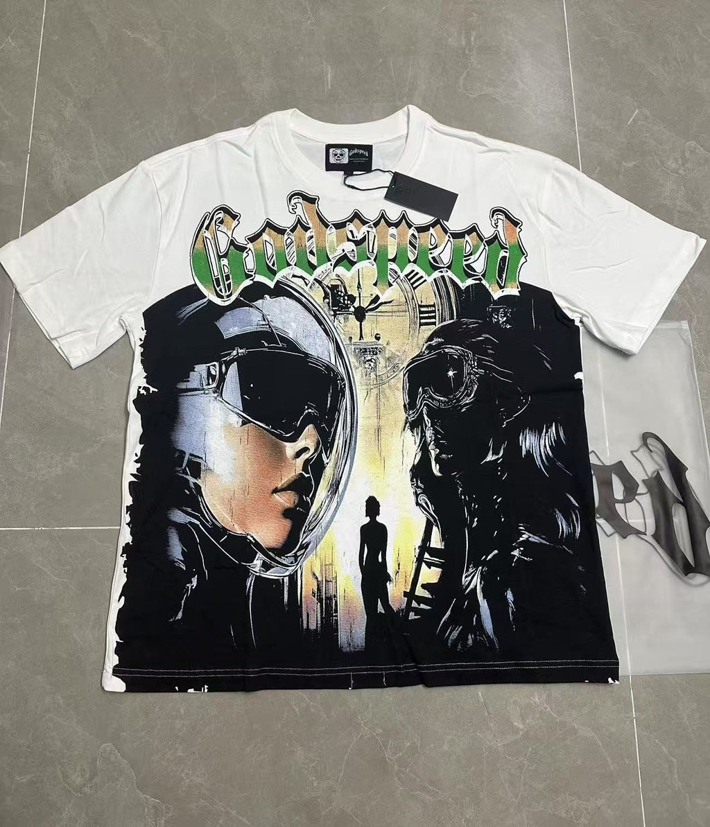 Godspeed Fortis Fortuna Graphic T-Shirt — front