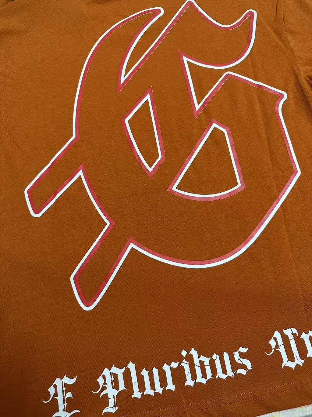 Godspeed Skeleton Rider Graphic T-Shirt — fabric_closeup