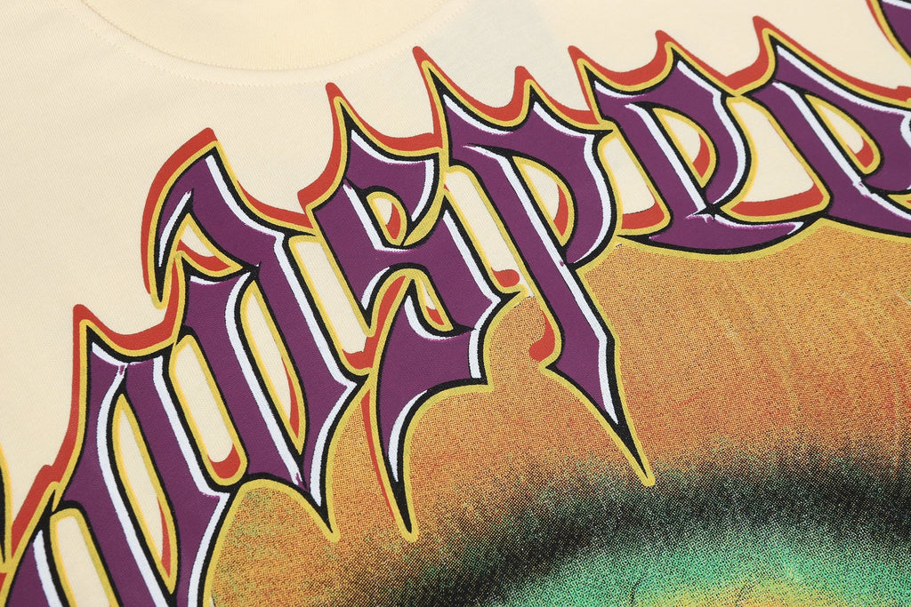 Godspeed Skull & Purple G Graphic T-Shirt — detail