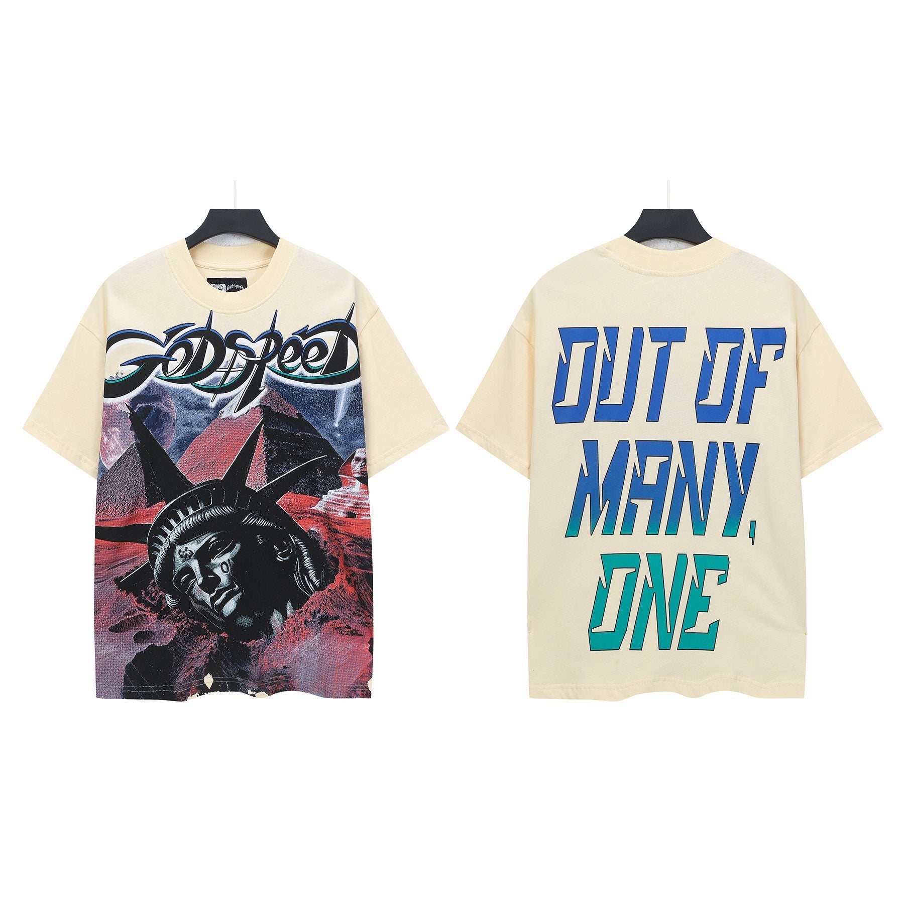 Godspeed Out of Many One Graphic T-Shirt — hero