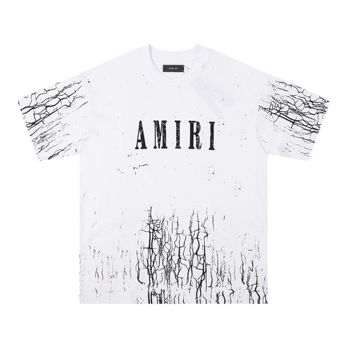 AMIRI Distressed Crackle Graphic T-Shirt — front