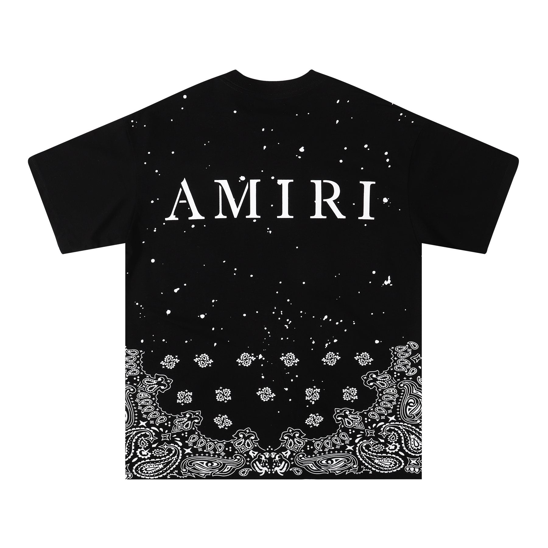 AMIRI Bandana Hem Graphic T-Shirt — back