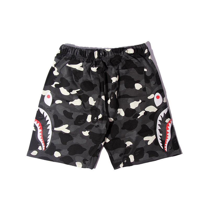 BAPE Shark Camo Glow-in-the-Dark Shorts — front