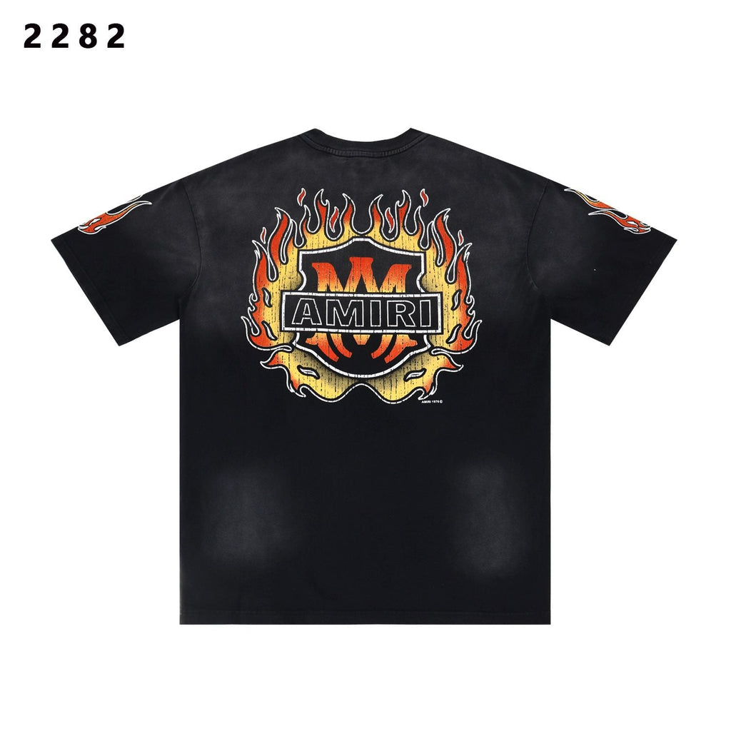 AMIRI Flame Graphic Short-Sleeve T-Shirt — back