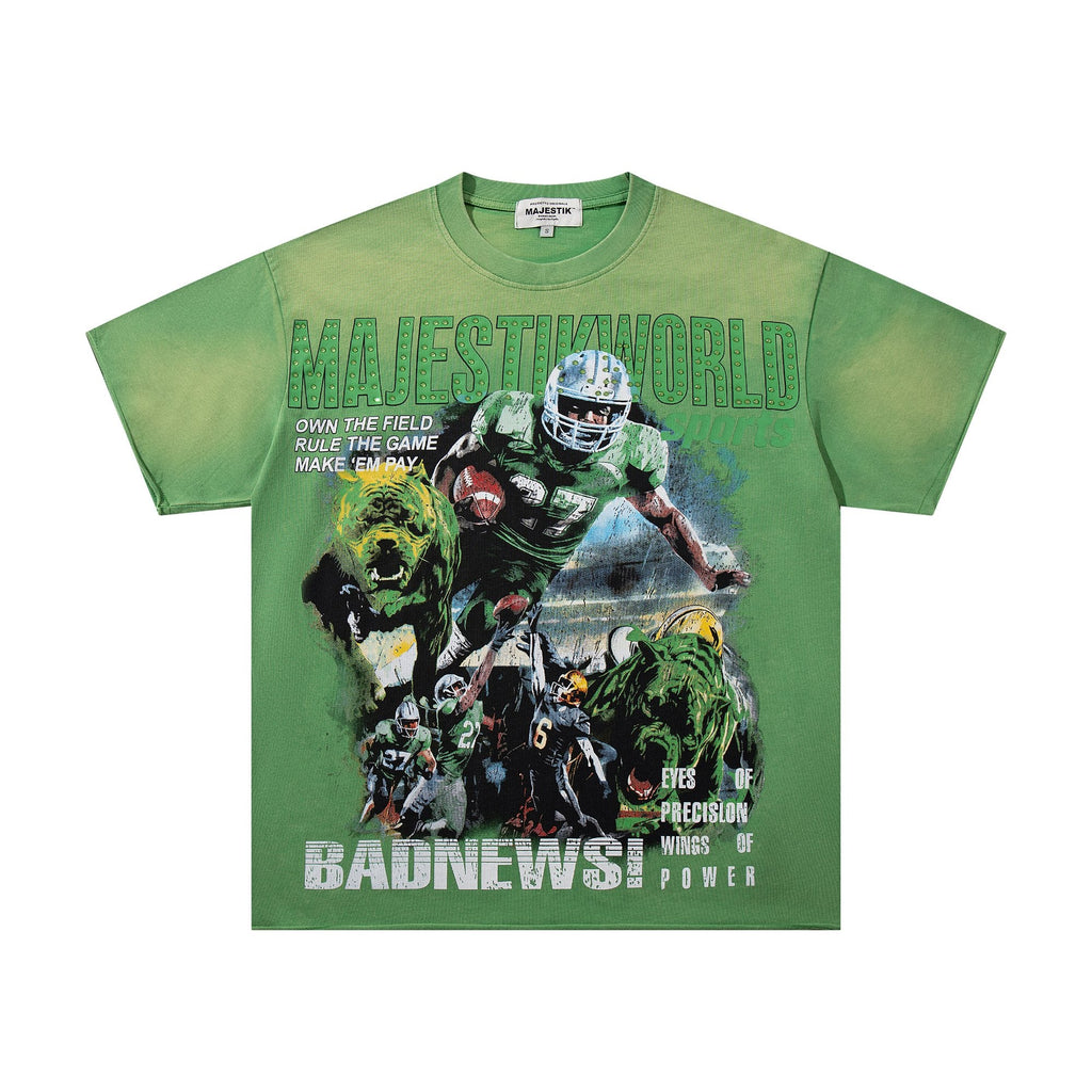 MAJESTIK Football Graphic T-Shirt — hero