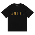 AMIRI Gold Wordmark T-Shirt — front