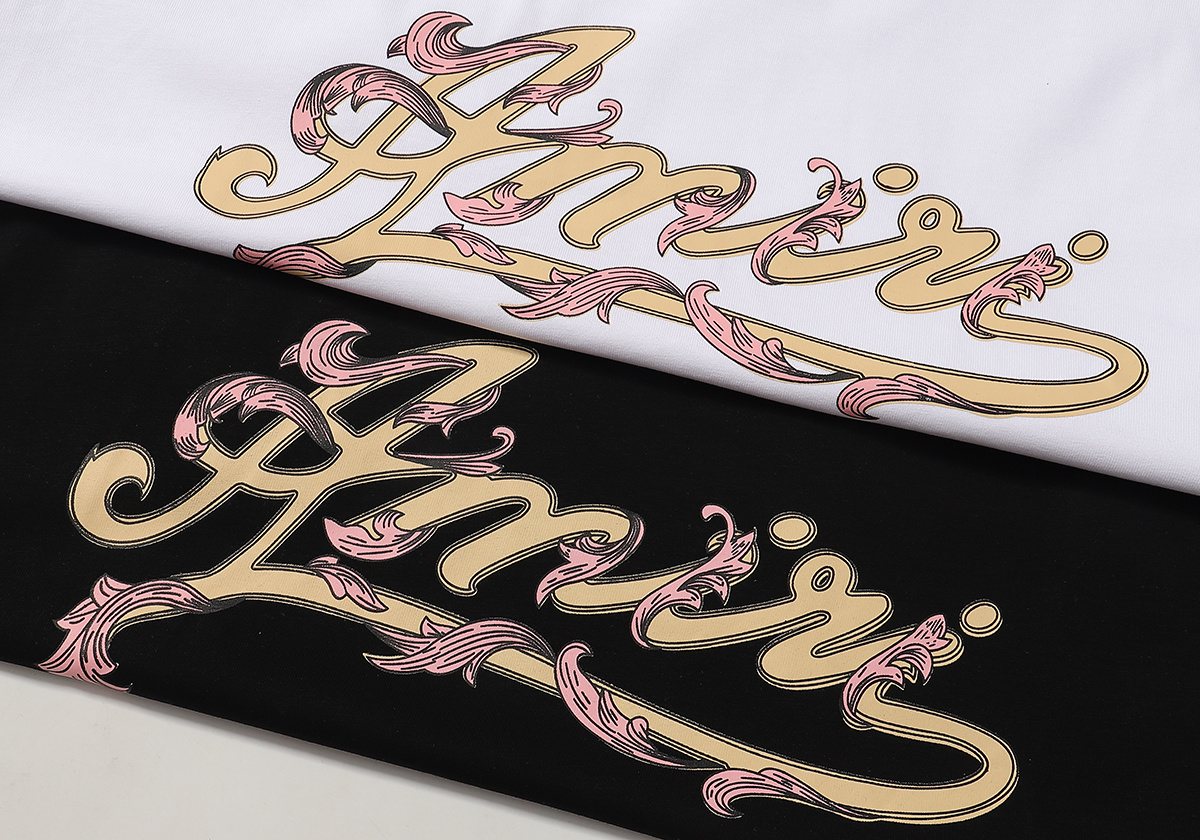 AMIRI Script Graphic Short-Sleeve T-Shirt — detail
