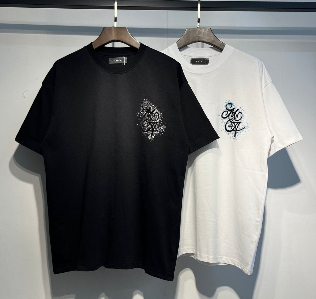 AMIRI Flocked Letter Graphic T-Shirt — comparison