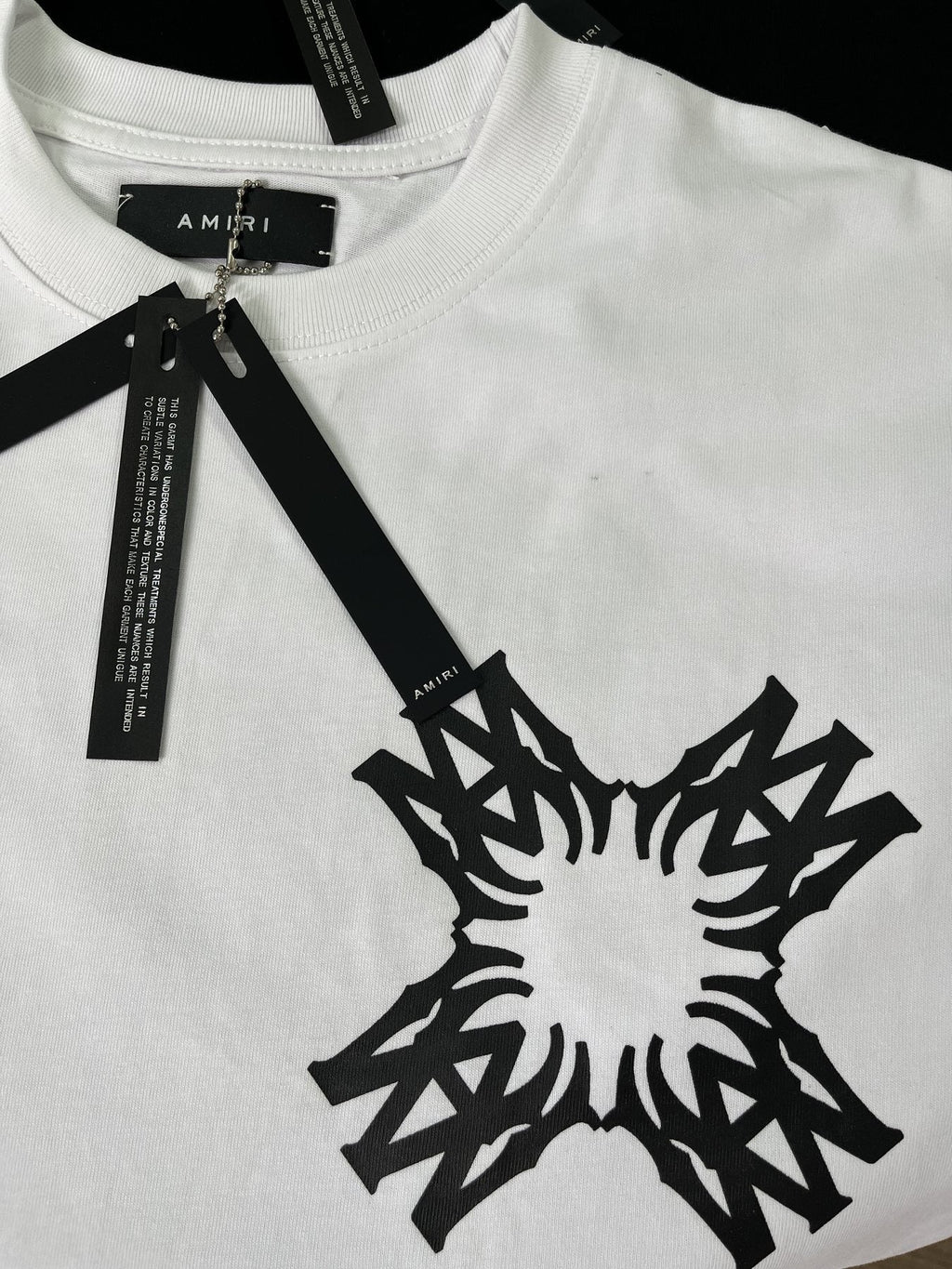 AMIRI Letter Graphic Short-Sleeve T-Shirt — hang_tag