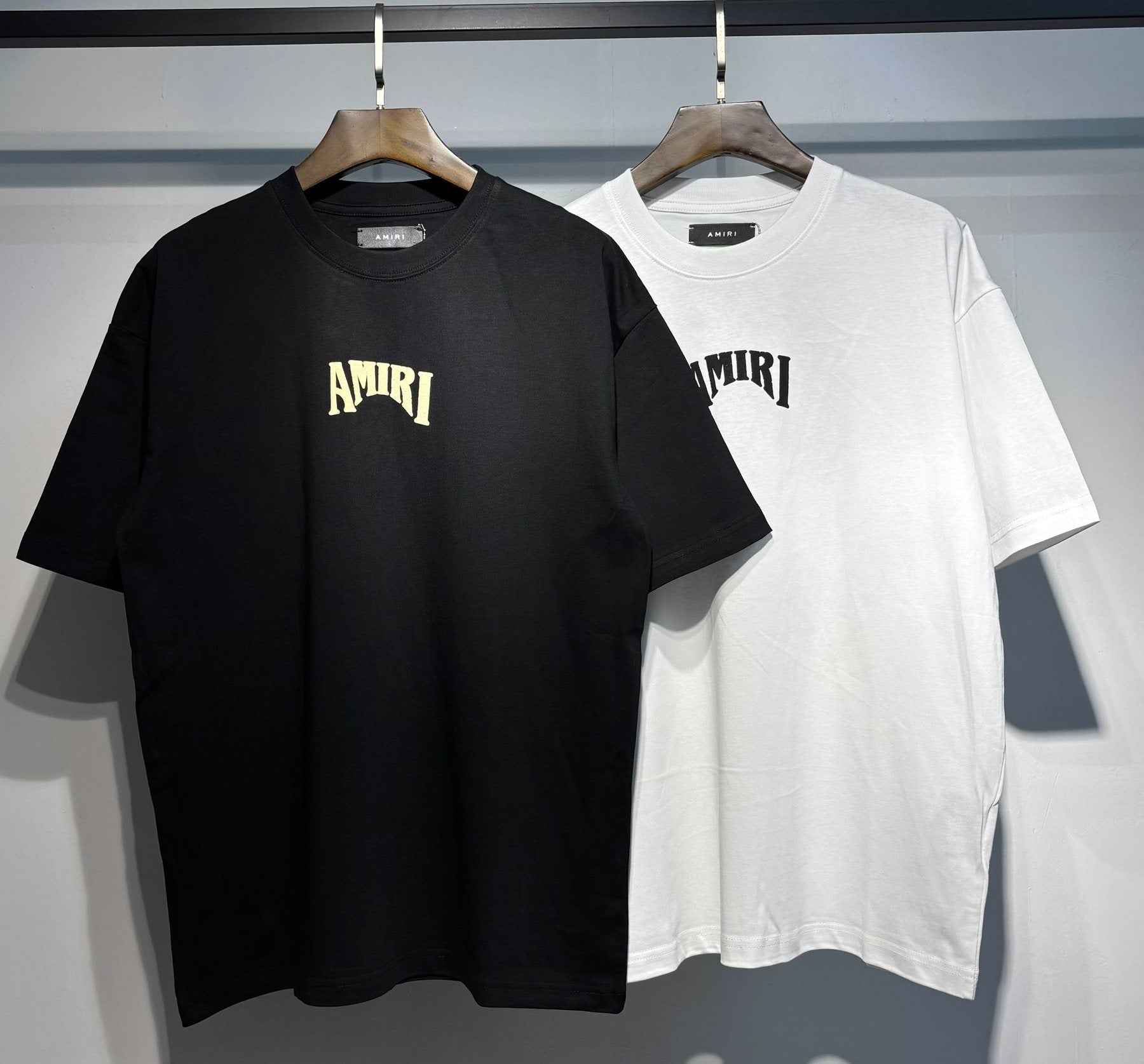 AMIRI Foam Letter Graphic T-Shirt — comparison