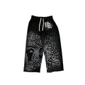 MIXED EMOTION Abstract Face Print Wide-Leg Pants — hero