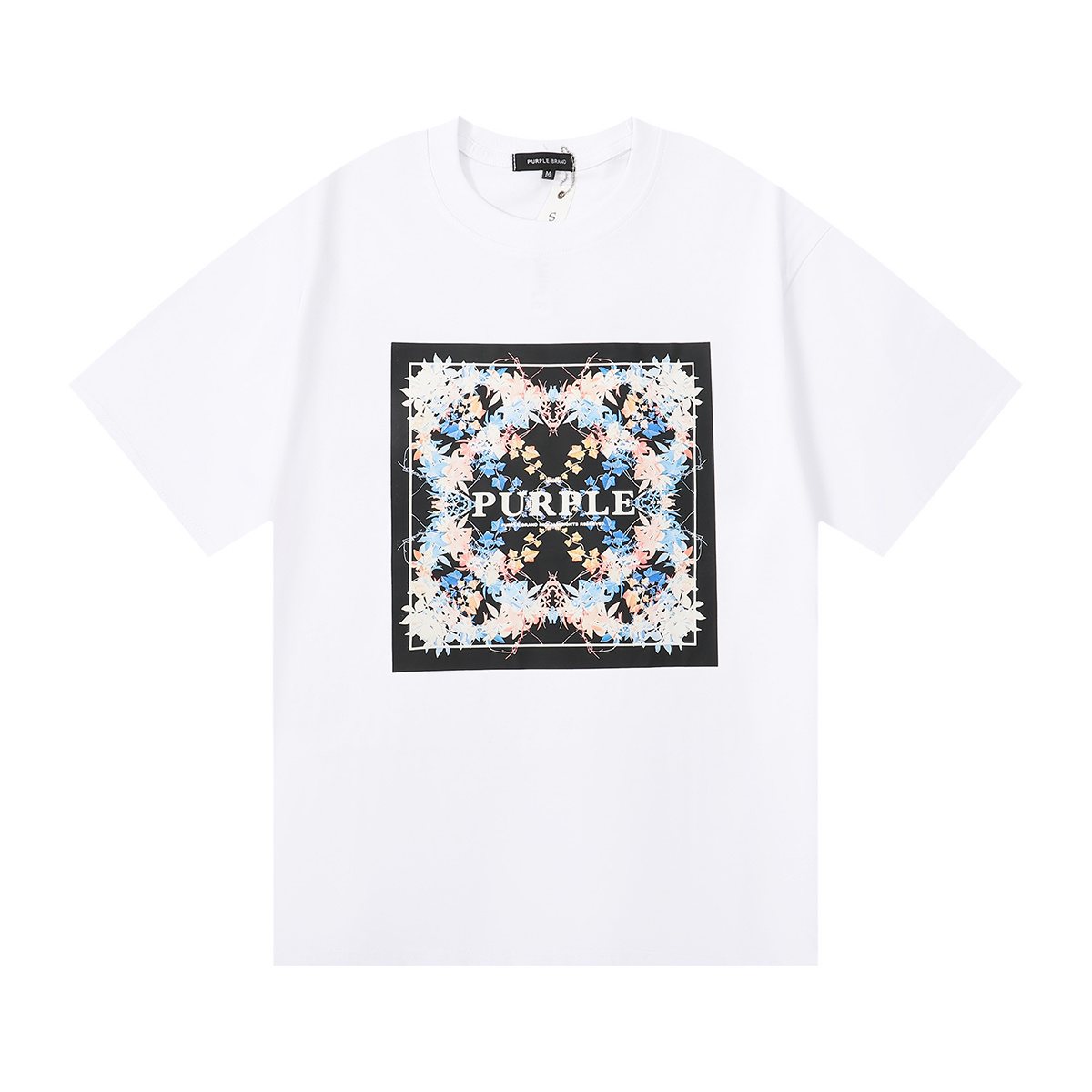 Purple Brand Green Vine Graphic T-Shirt — front