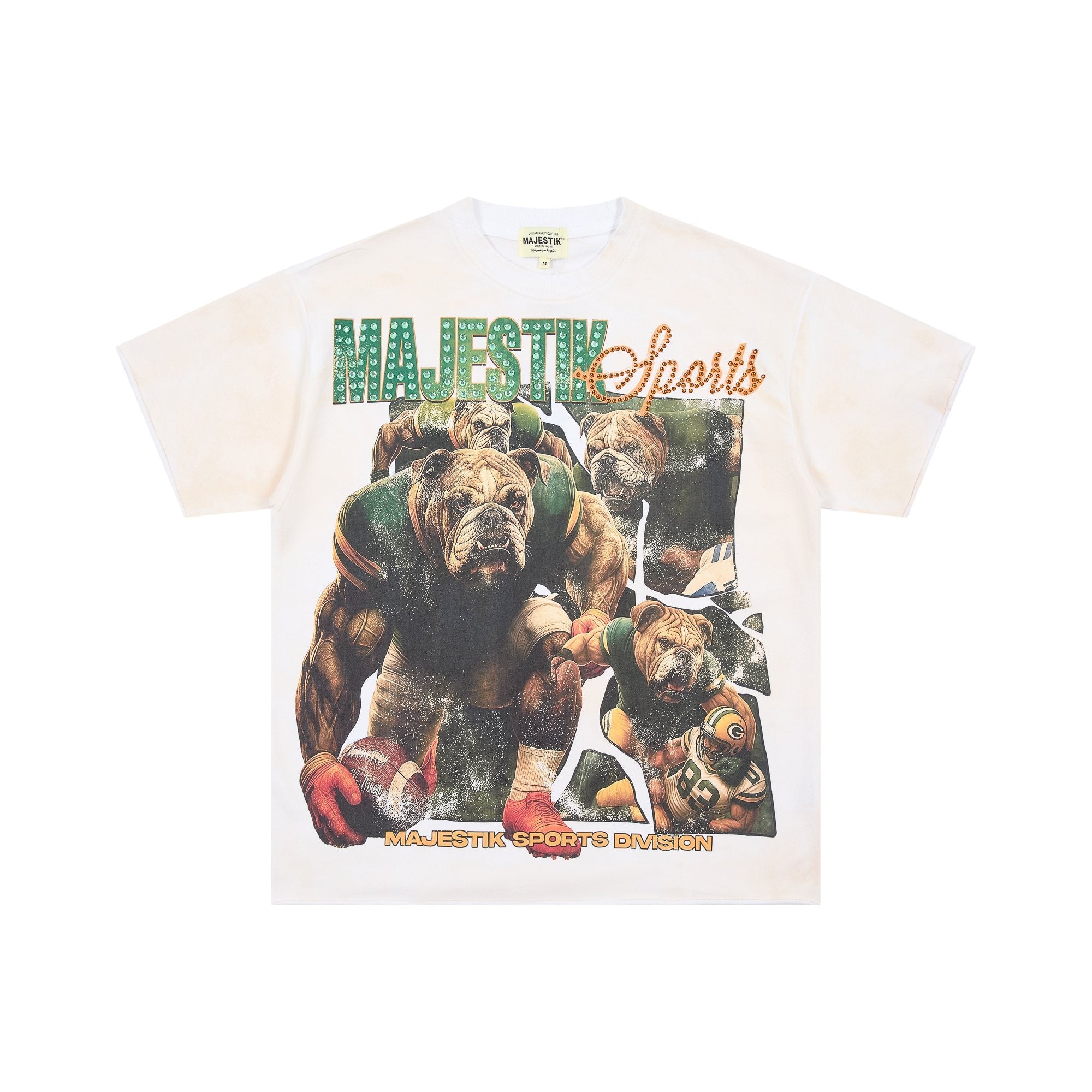 MAJESTIK Bulldog Graphic Short-Sleeve T-Shirt — hero