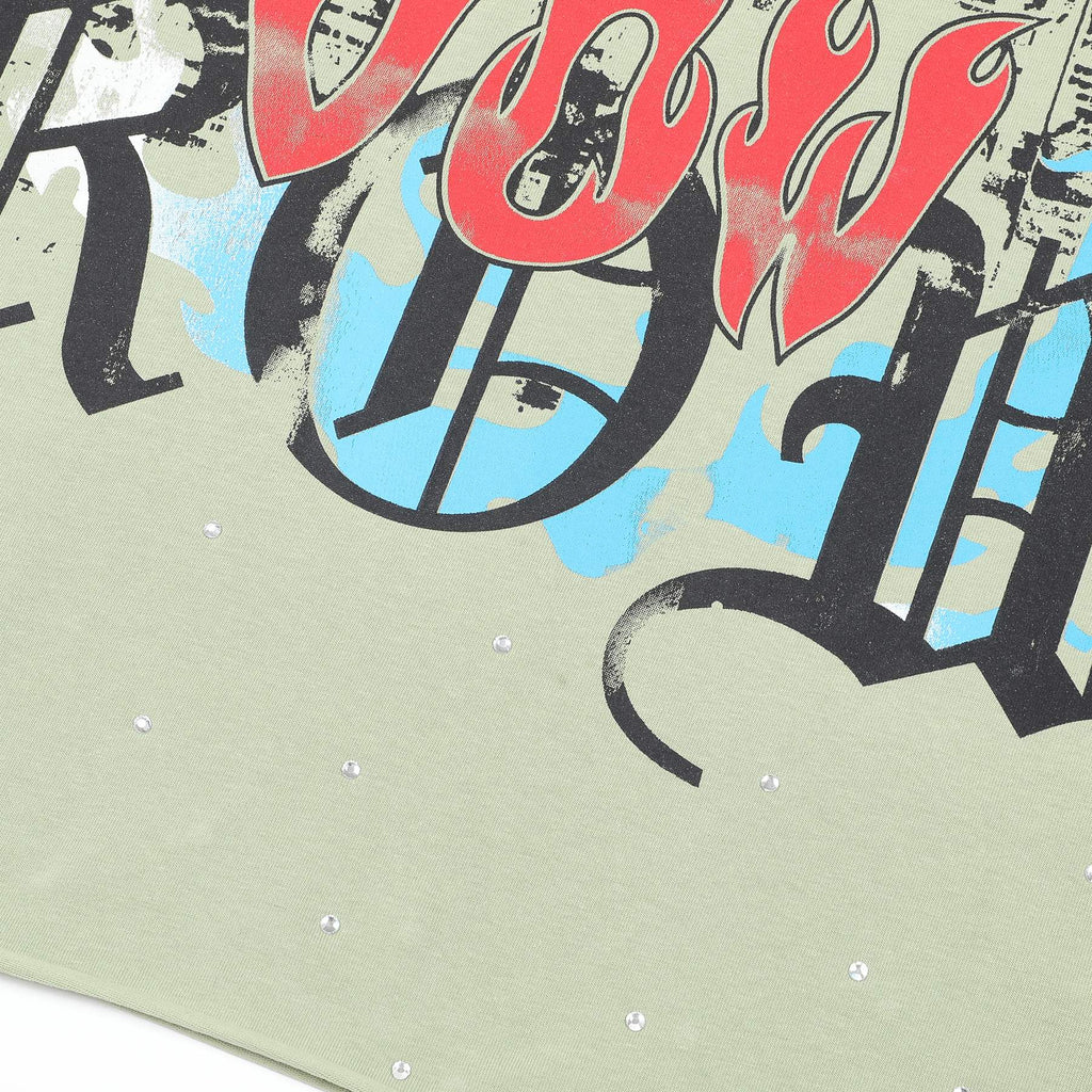 FIRST ROW Sacred Heart Cropped T-Shirt — detail