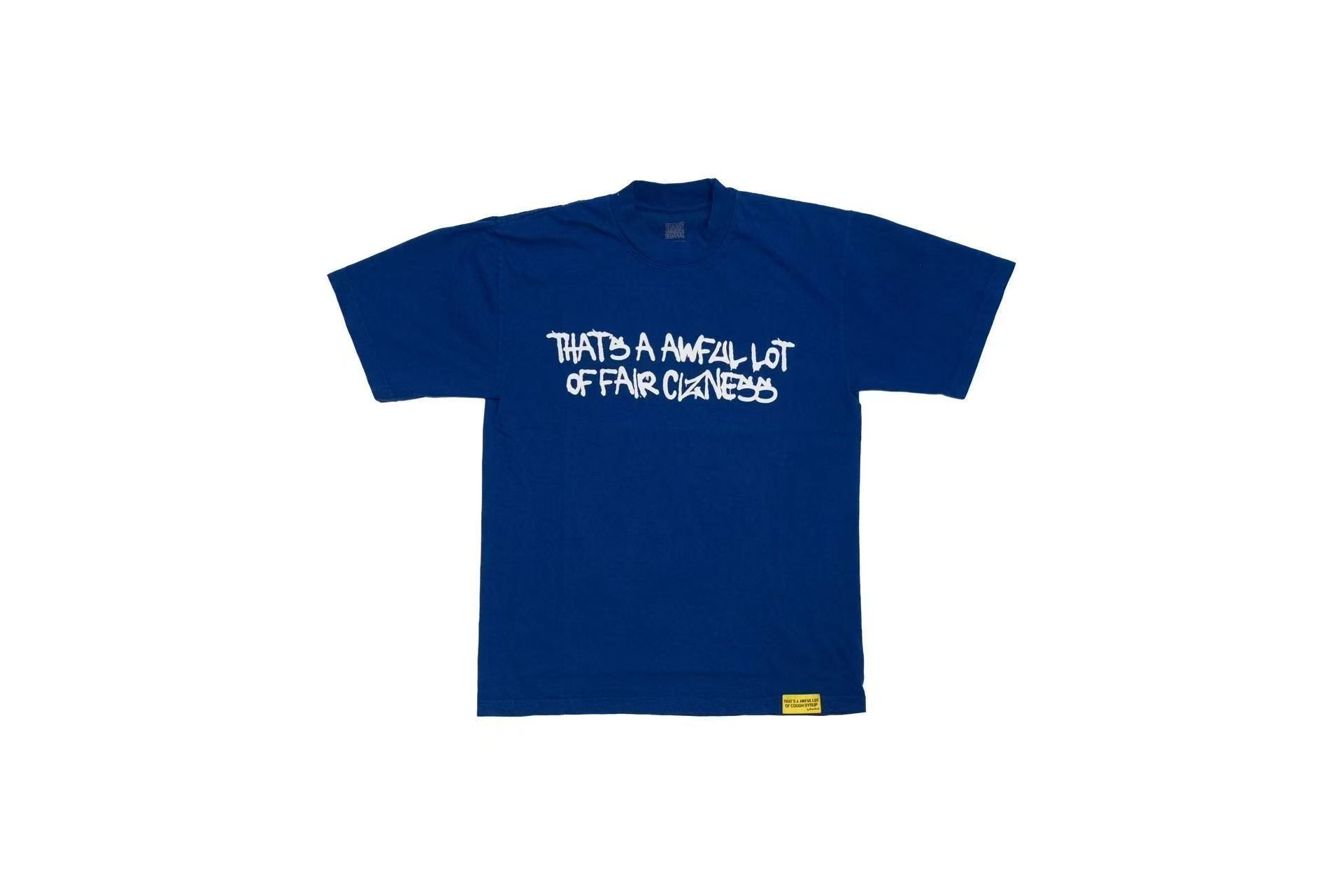 THAT'S A AWFUL LOT OF COUGH SYRUP Script Graphic T-Shirt — hero