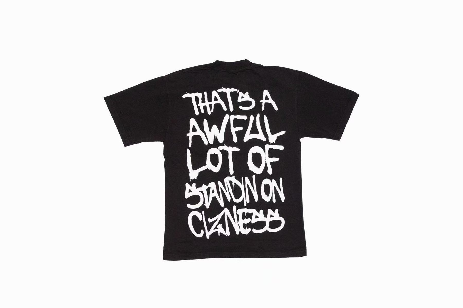THAT'S A AWFUL LOT OF COUGH SYRUP Script Graphic T-Shirt — back