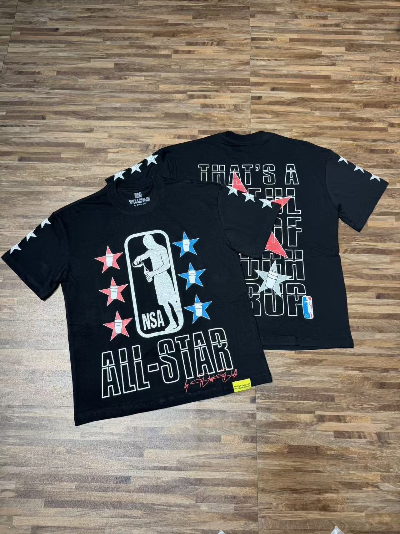 THAT'S A AWFUL LOT OF COUGH SYRUP Graphic Short-Sleeve T-Shirt — context