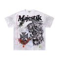 MAJESTIK Distressed Stone-Inlay Graphic T-Shirt — hero