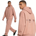 Fear of God Essentials Dusty Pink Hoodie & Pants Matching Set — hero