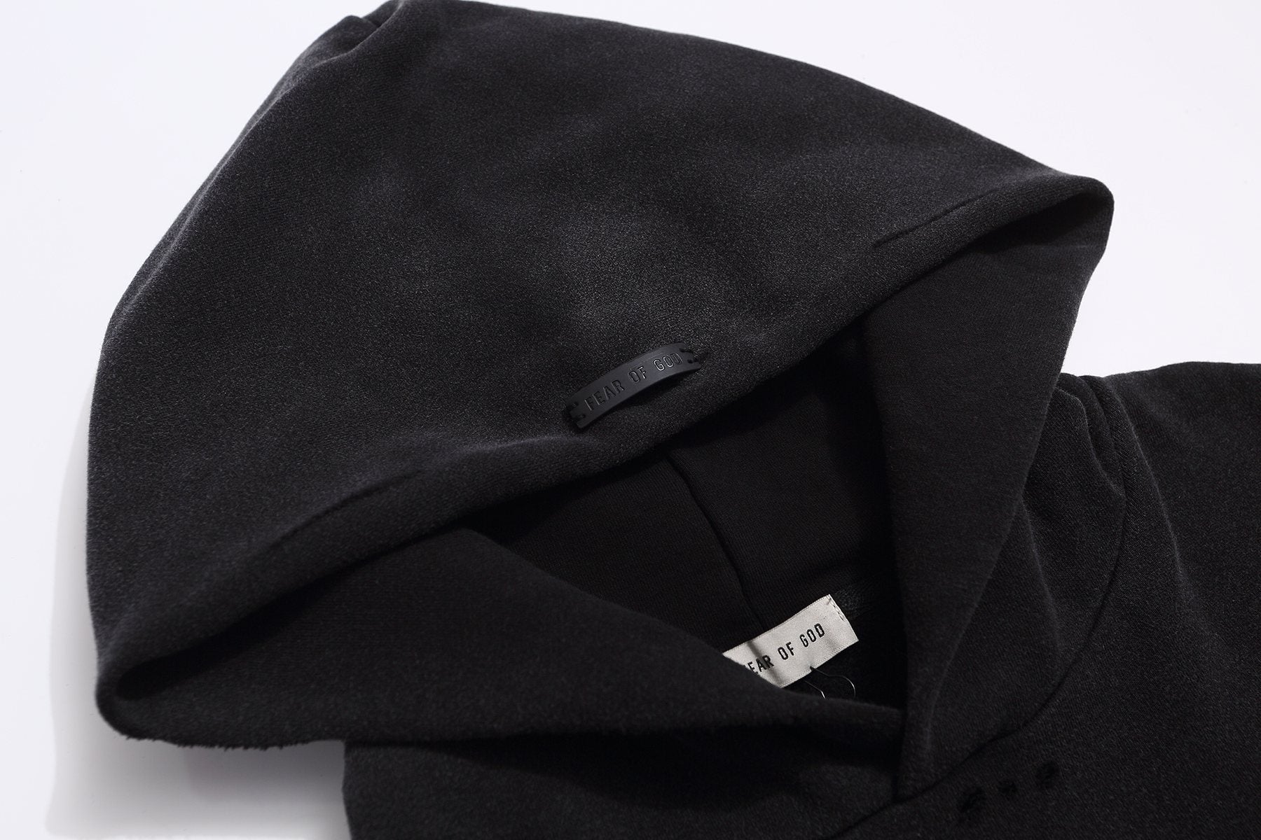 Fear of God FU Graphic Black Hoodie — detail
