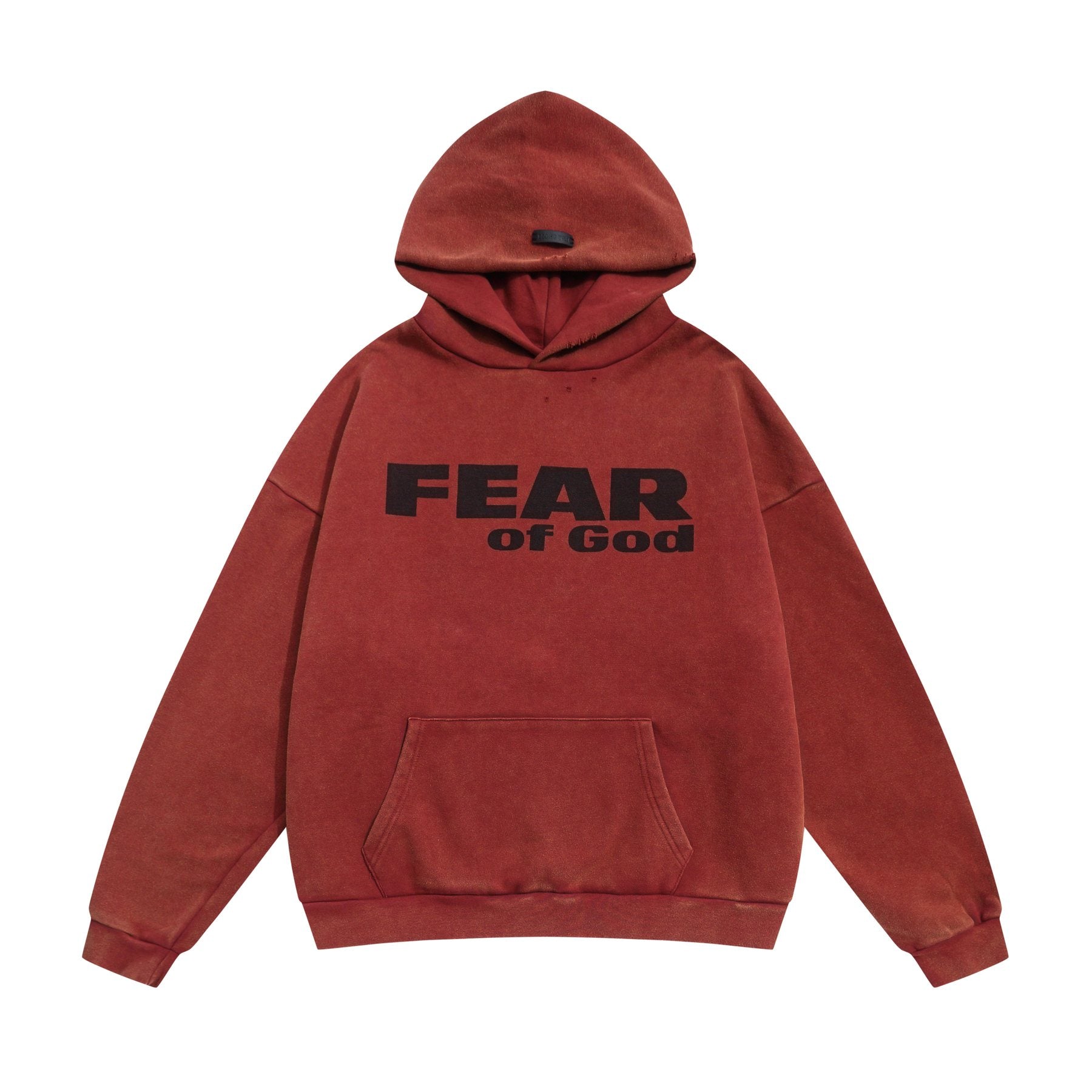 Fear of God Washed Graphic Pullover Hoodie — front