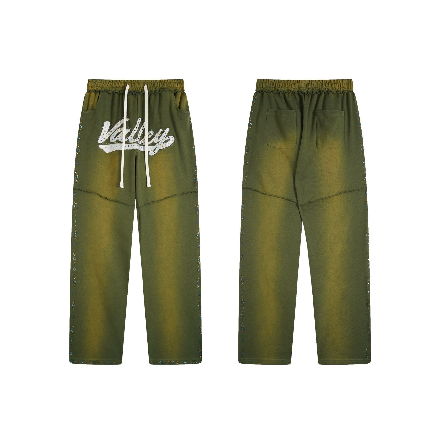 Valley Rhinestone Graphic Sweatpants — front