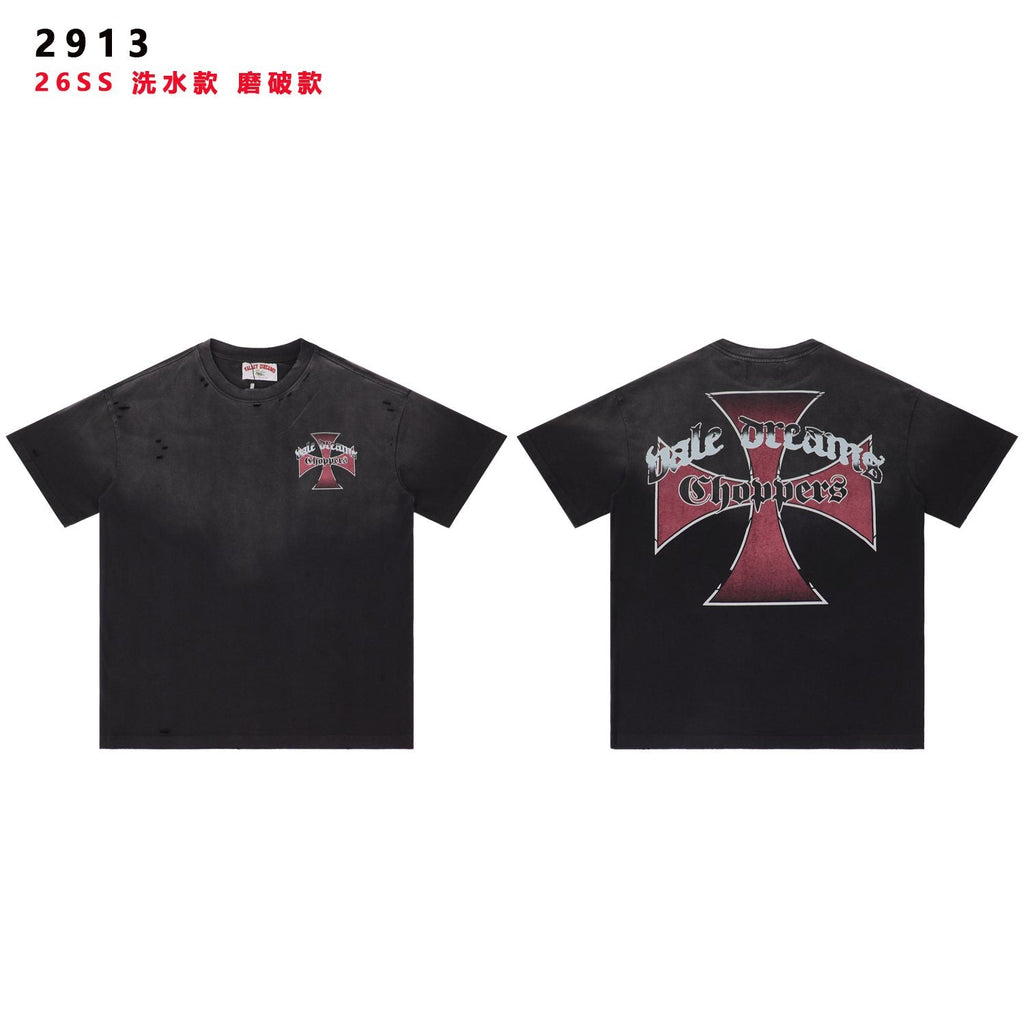 Valley Dreams Choppers Cross Graphic T-Shirt — hero